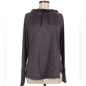 Women's Athleta Athletic Dark Purple Uptempo Hoodie Sweatshirt, Size Small